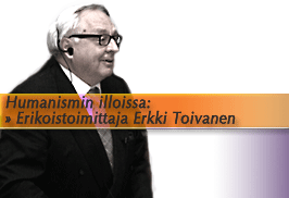 Humanismin Illat, vieraana Erkki Toivanen. Kuva: Kimmo Salvn