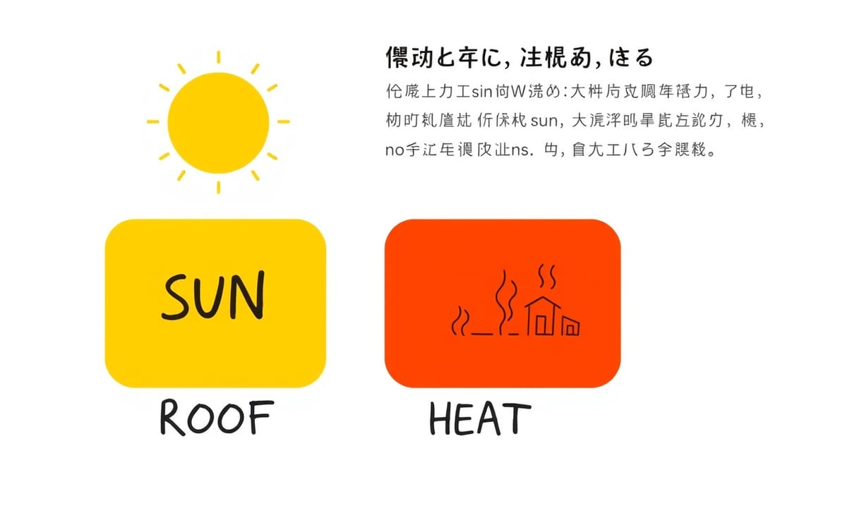 屋頂吸熱元兇,外牆設計解決不了?