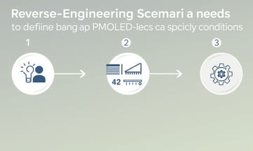 逆推場景需求,訂出PMOLED關鍵規格與供應條件