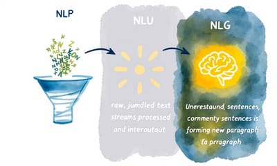 NLP・NLU・NLGとは？現代AIコミュニケーション技術の基礎知識と違い