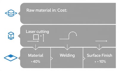 板金加工客製報價怎麼算？工序複雜度與表面處理的差異