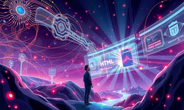AIがコードからUIを自動生成する革新的技術を解析：HTMLベースのバーチャルスクリーンショット手法が切り開く未来