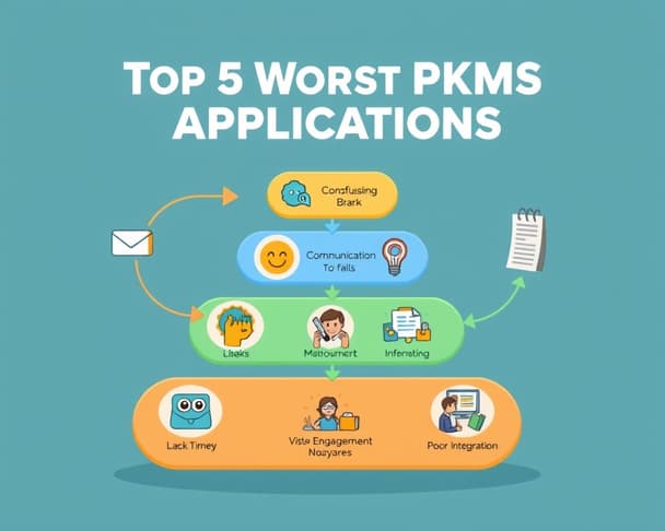 五大最差PKMS應用解析：如何避開知識管理的地雷