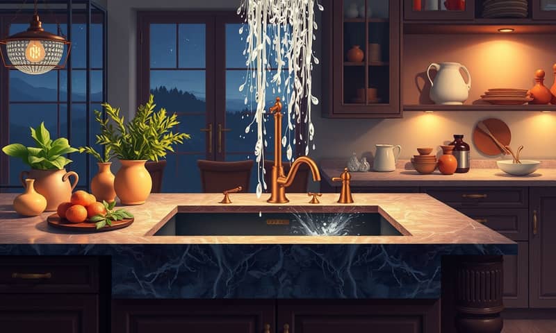 luxury-kitchen-sink-granite luxury-kitchen-sink-granite