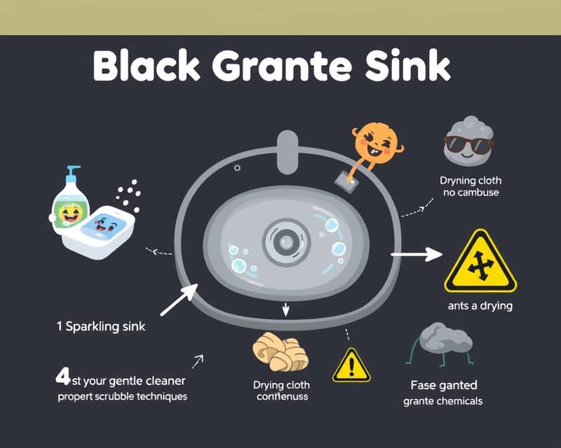 black-granite-sink-care-tips