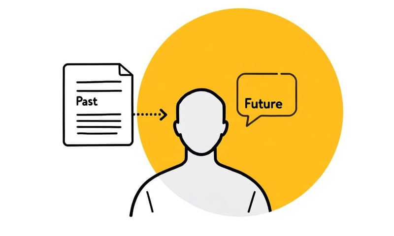 職務経歴書と自己PRの関係性を図にしてみた感じ