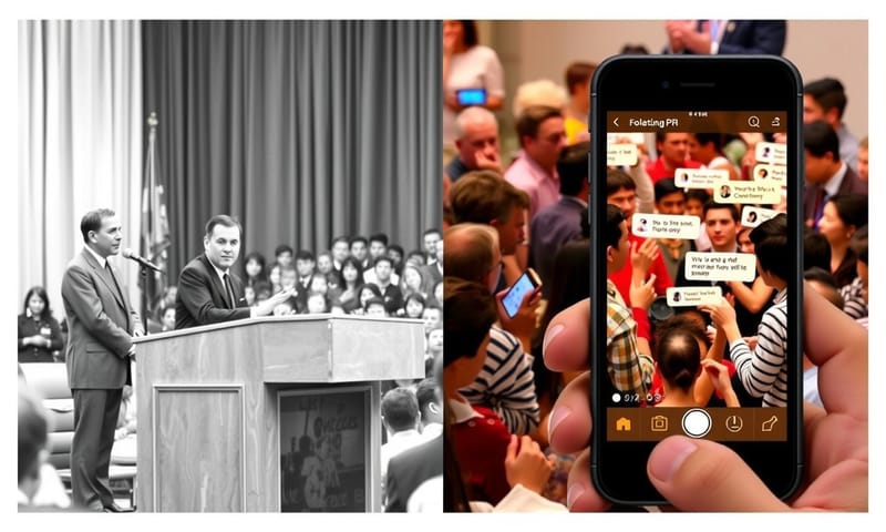 古い一方的な情報発信から、新しい双方向の対話へ。PRの形は変わり続けている。