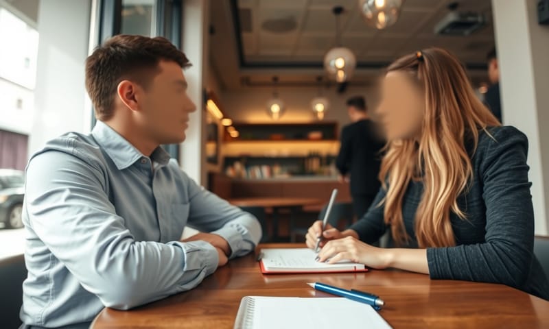 契約前の打ち合わせ。ビジネスパートナーとしての相性を見極める重要な時間