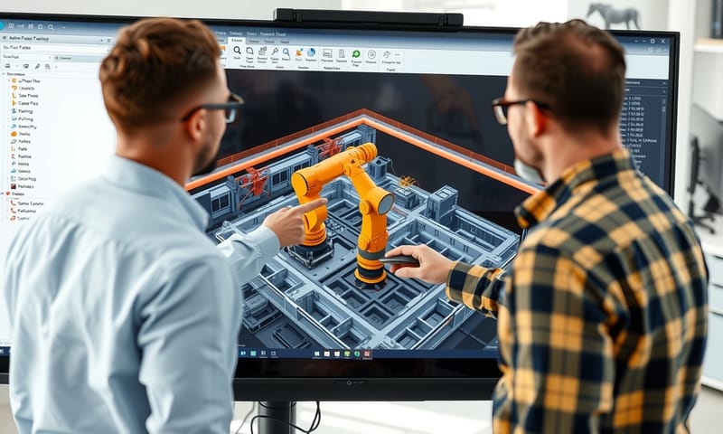Omniverse上での共同作業のイメージ