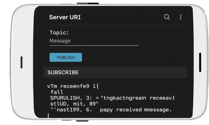 AndroidでのMQTTクライアントアプリの例