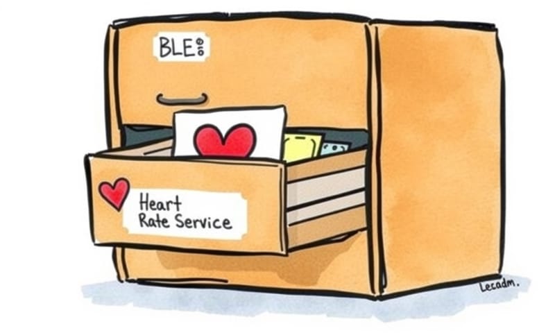 ServiceとCharacteristicの関係って、こんな感じ