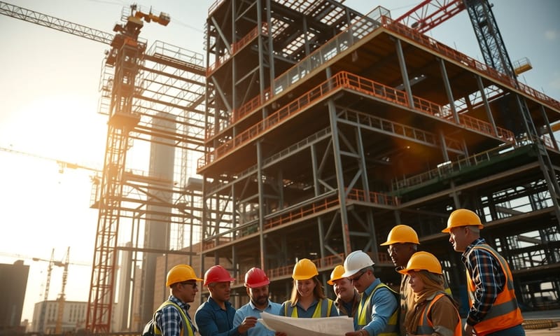 産業政策による補助金を受け、活気を取り戻した米国内の工場建設現場