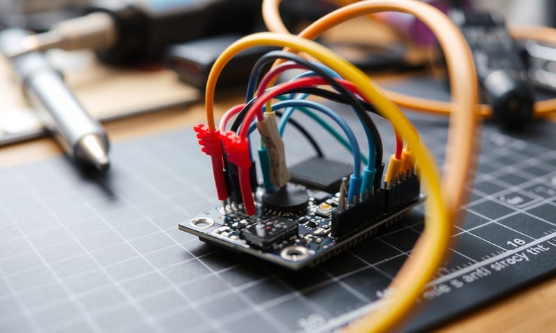 実際の配線はこんな感じ