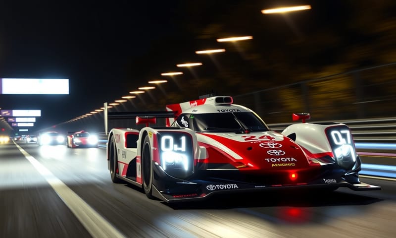 トヨタのル・マンハイパーカー。市販車のハイブリッド技術と地続きにあるっていうのがミソ。