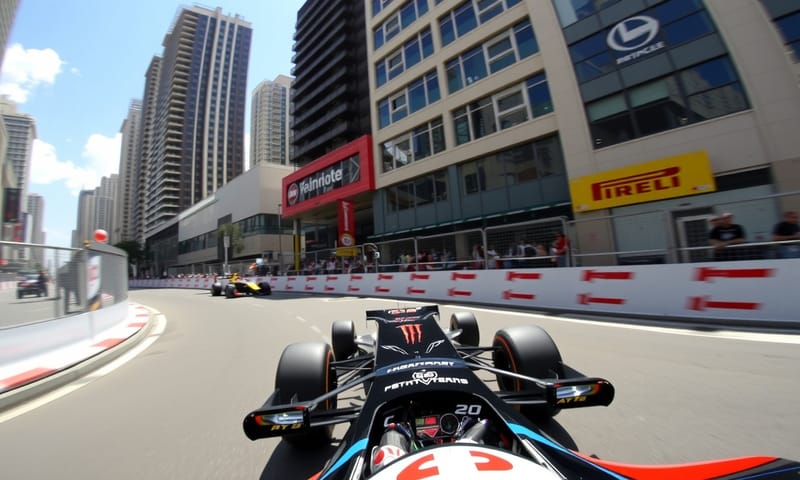 新しい戦場はサーキットじゃなくて街のど真ん中。これがフォーミュラEの世界。