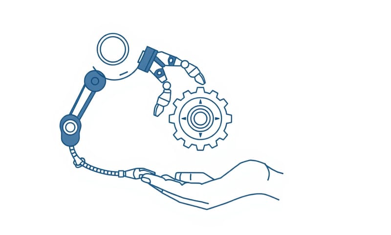 人とロボットの協業イメージ