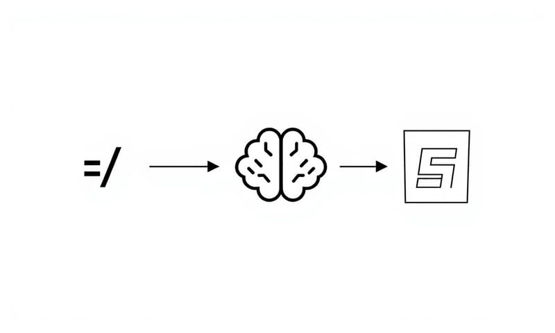 コードからUIを生成する概念フロー