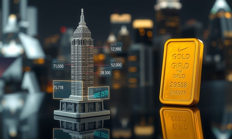 現実世界の資産（RWA）がブロックチェーン上で取引されるイメージ