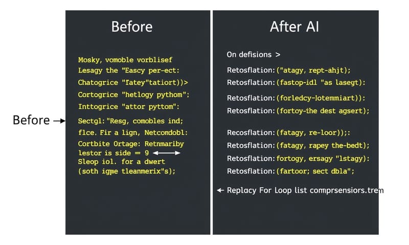 AIリファクタリングによるコードの簡潔化