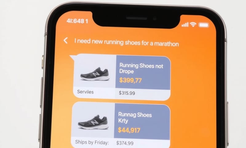 AIアシスタントとの対話による商品検索の具体例