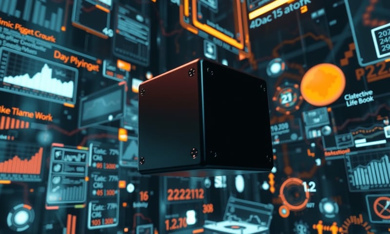 予測不能な環境で自律的に動作するエージェントAIの概念図