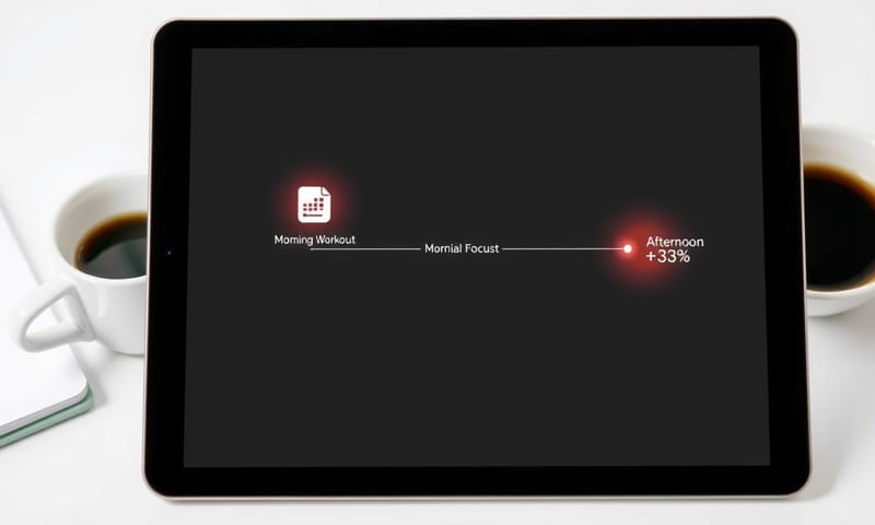 AIによる行動パターンの可視化。自分では気づけない相関関係がわかる。