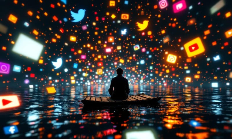 無限のコンテンツの海に漂う孤独感