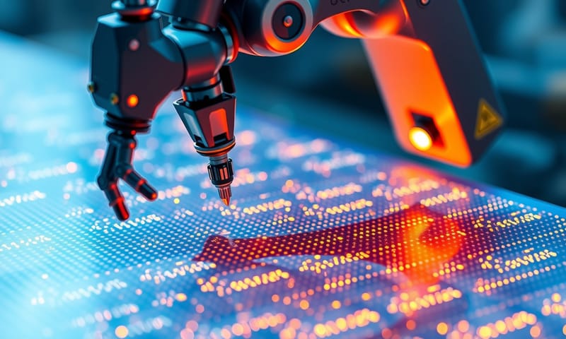 製造の課題「マス・トランスファー」の抽象的なイメージ