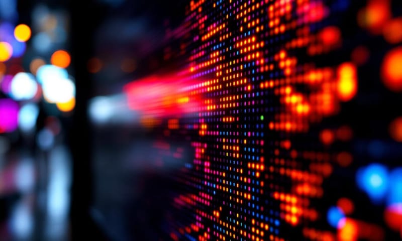 OLEDと液晶の画質比較のイメージ