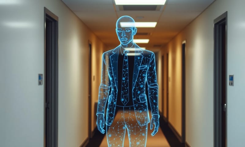 AIが想像した「ブレザーを着た自分」