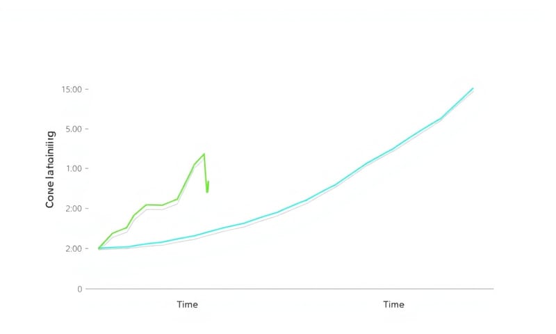 継続的な学習によるパフォーマンス向上のイメージ