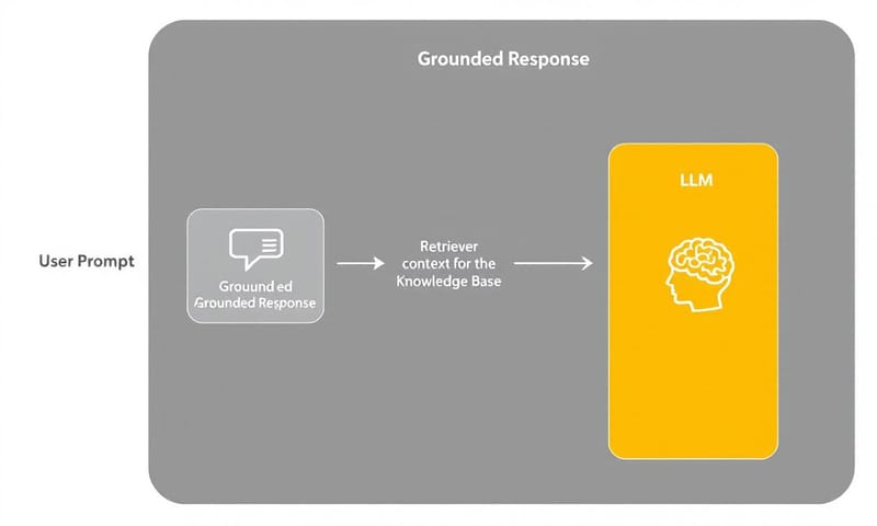 RAGの基本的な処理フローの概念図