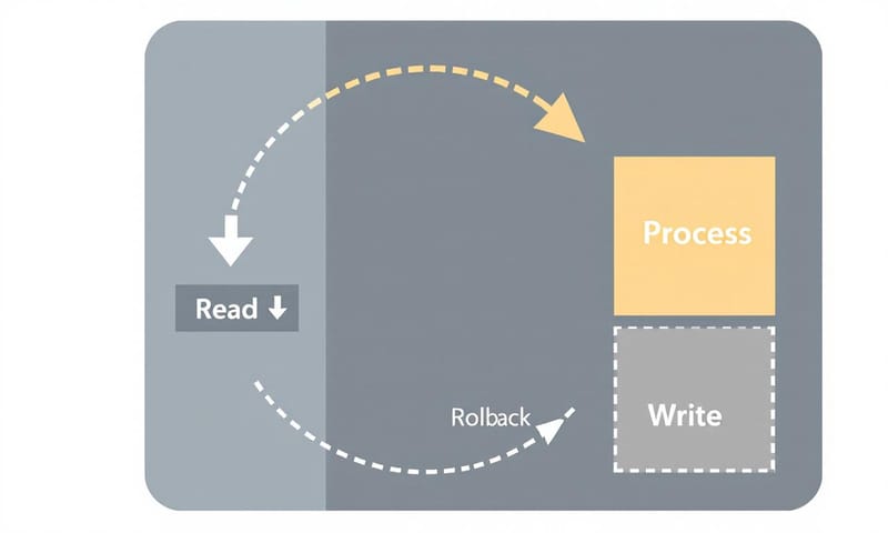 Read-Process-Writeサイクルの概念図