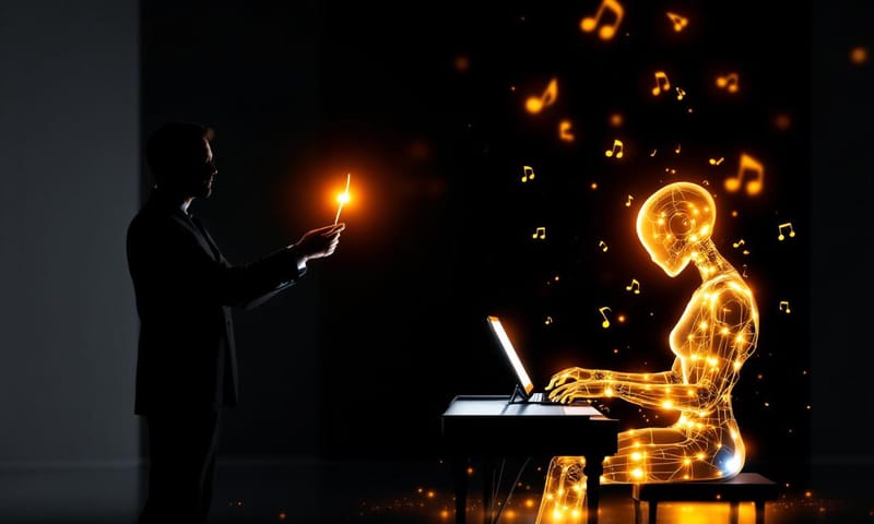 AIエージェント導入前後の仕事風景の比較。煩雑な手作業から、目標達成のシンプルな通知へ。