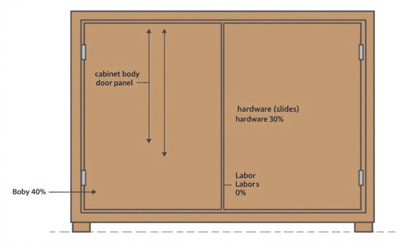 系統櫃的費用結構，魔鬼藏在細節裡。