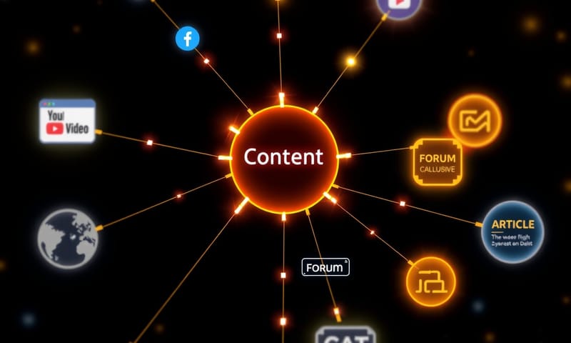 內容生態系：從單點發散到網絡連結