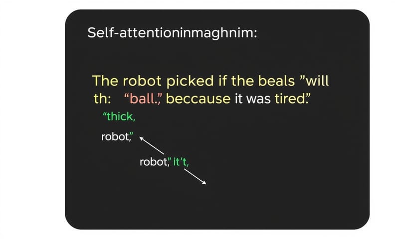 注意力機制讓 AI 知道句子中「它」指的其實是「機器人」