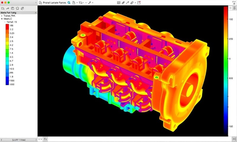 鑄造模擬中常見的溫度場分析結果