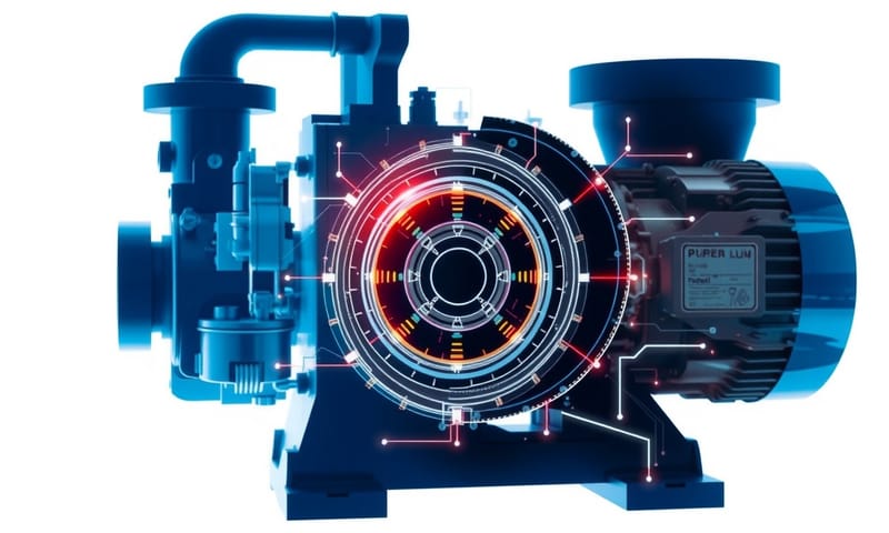 泵浦核心的機械軸封概念圖