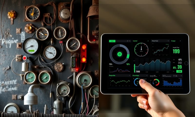 從混亂的儀表到清晰的數位儀表板，這就是監控系統的價值。