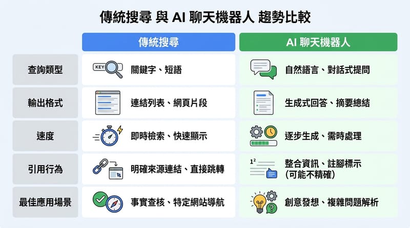 概念總覽圖：同一個問題，不同工具怎麼走