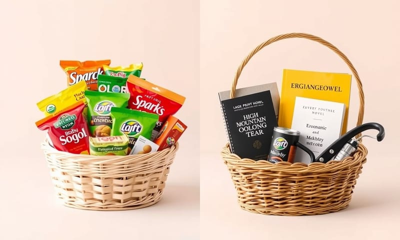 比起塞滿東西，一個「量身打造」的禮籃更能送到心坎裡。