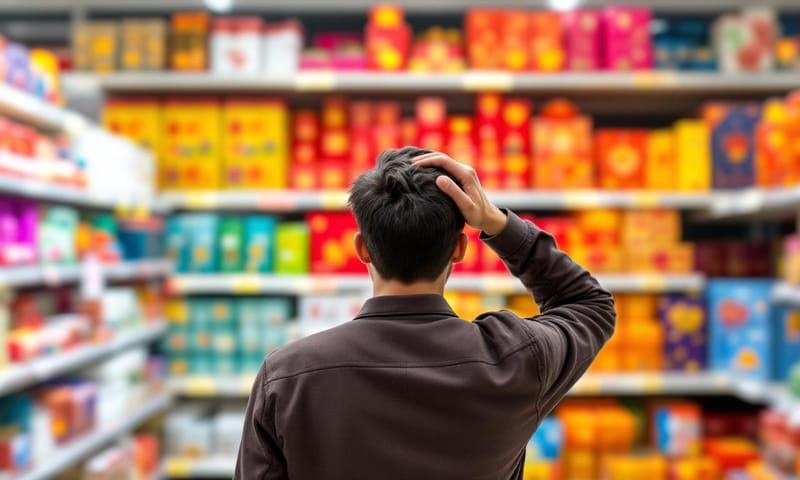 每年在禮盒區，都讓人選擇困難症發作...