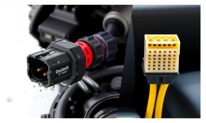 不同應用環境的車用連接器對比