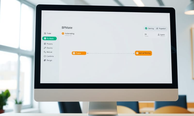 導入後：流程視覺化，每個節點的狀態和瓶頸一目了然。
