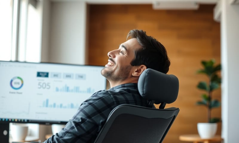 成功導入後的成果：一位感到安心與掌控全局的管理者