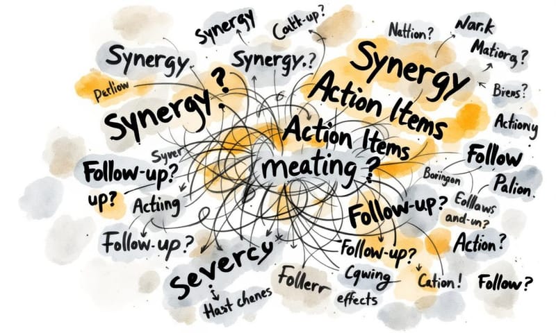 混亂的會議就像一團迷霧