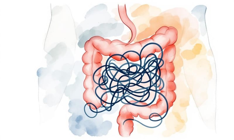 從壓力到飲食，多種因素都可能導致胃部氣機不順而脹氣。