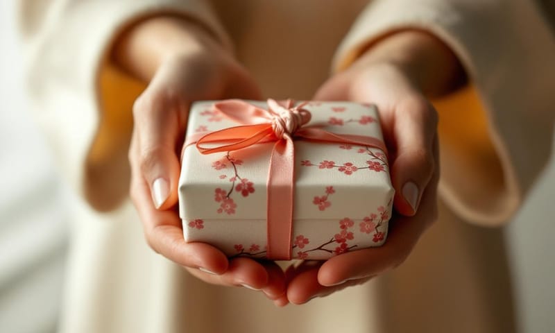 送禮，重點是那份心意傳遞的瞬間