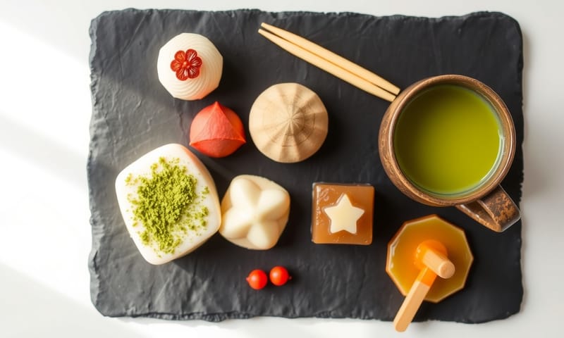 精緻的和菓子，本身就像藝術品